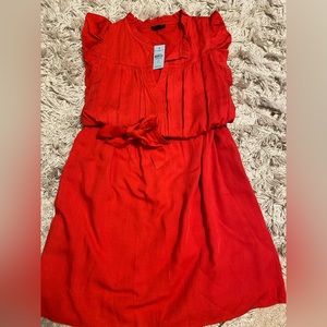 Red casual Ann Taylor dress